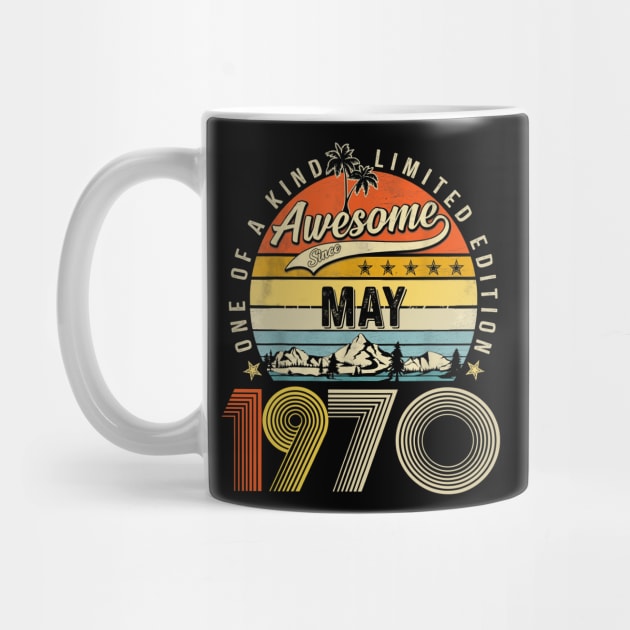 Awesome Since May 1970 Vintage 53rd Birthday by Ripke Jesus